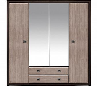 Шкаф платяной Коен SZF 4D2S Венге/Штрокс (NEW)