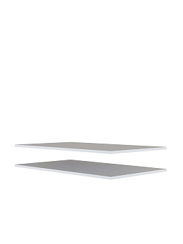 Комплект полок шкафа МОБИ (MOBI) POL/100/56 (2 шт.) к шкафу SZF/100, белый